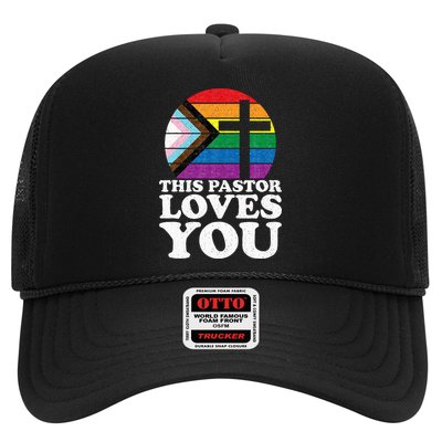 Christian Ally Inclusive Pride Clergy This Pastor Loves You Trucker Hat