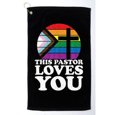 Christian Ally Inclusive Pride Clergy This Pastor Loves You Golf Towel