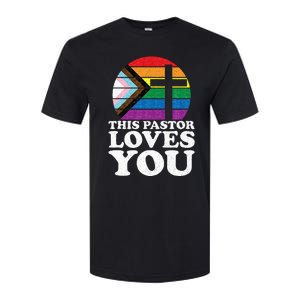 Christian Ally Inclusive Pride Clergy This Pastor Loves You Softstyle CVC T-Shirt