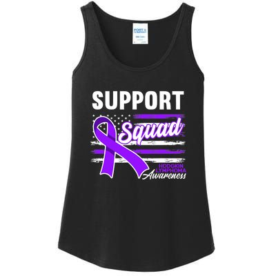 Cancer Awareness I Support Squad I Hodgkin Lymphoma Ladies Essential Tank