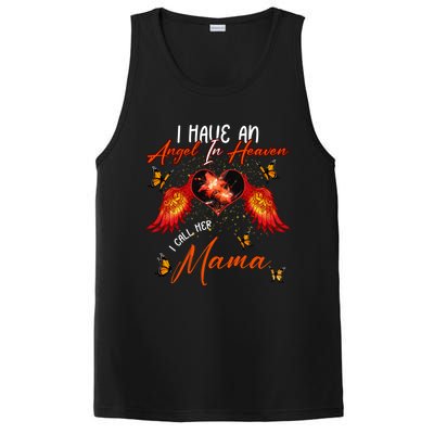 Cool Angel In Heaven Mama Family Best Friend Memorial Love Gift PosiCharge Competitor Tank