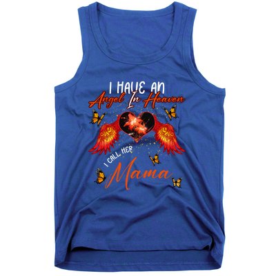 Cool Angel In Heaven Mama Family Best Friend Memorial Love Gift Tank Top