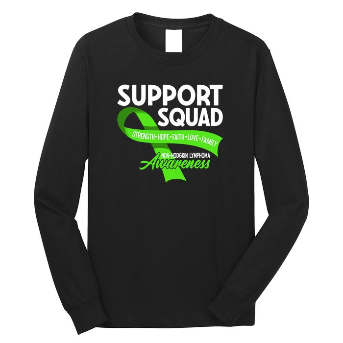 Cancer Awareness I Support Squad NonHodgkin Lymphoma Long Sleeve Shirt