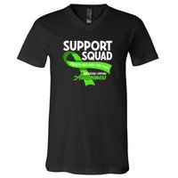 Cancer Awareness I Support Squad NonHodgkin Lymphoma V-Neck T-Shirt