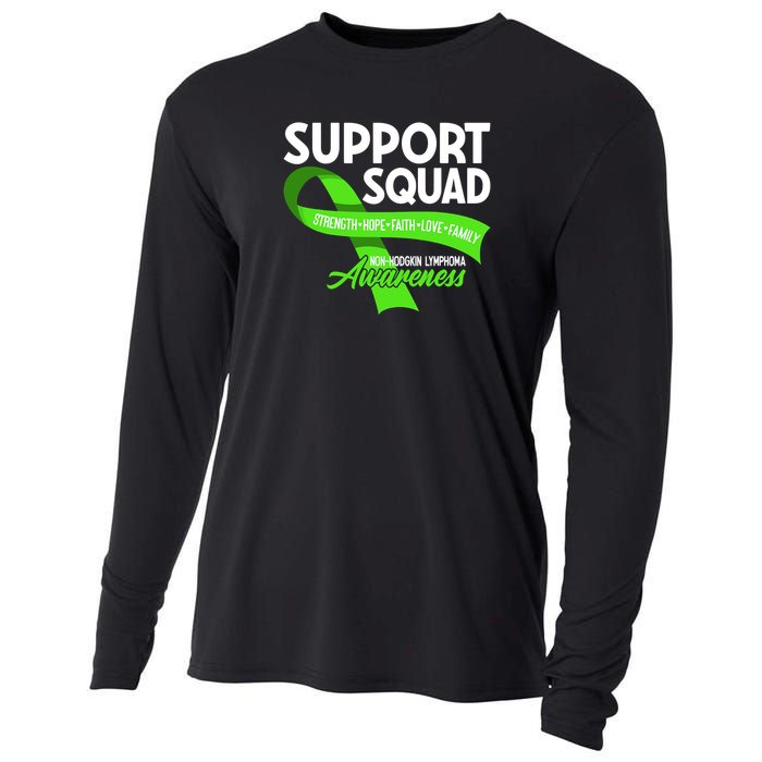 Cancer Awareness I Support Squad NonHodgkin Lymphoma Cooling Performance Long Sleeve Crew