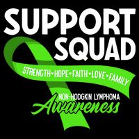 Cancer Awareness I Support Squad NonHodgkin Lymphoma Kids Hoodie