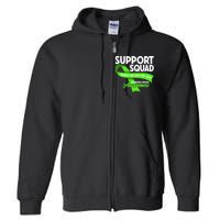 Cancer Awareness I Support Squad NonHodgkin Lymphoma Full Zip Hoodie