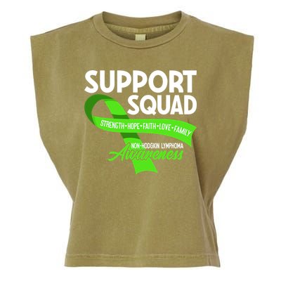 Cancer Awareness I Support Squad NonHodgkin Lymphoma Garment-Dyed Women's Muscle Tee