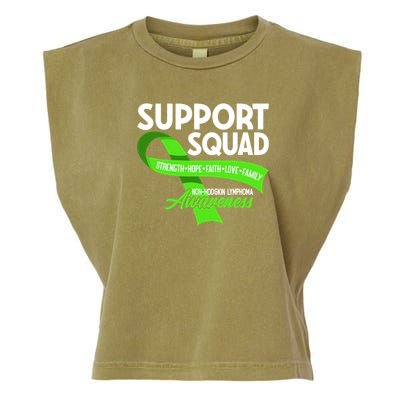 Cancer Awareness I Support Squad NonHodgkin Lymphoma Garment-Dyed Women's Muscle Tee