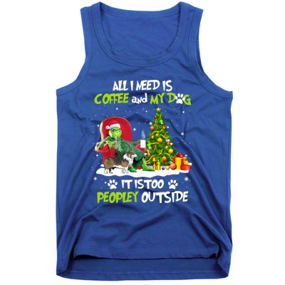 Christmas All I Need Is Coffee And My Welsh Corgi Dog Xmas Gift Tank Top