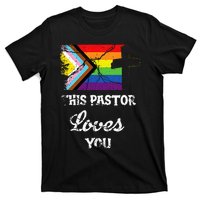 Christian Ally Inclusive Pride Clergy This Pastor Loves You T-Shirt