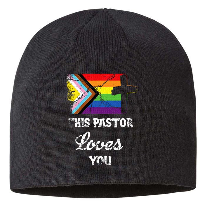 Christian Ally Inclusive Pride Clergy This Pastor Loves You Sustainable Beanie