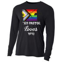 Christian Ally Inclusive Pride Clergy This Pastor Loves You Cooling Performance Long Sleeve Crew