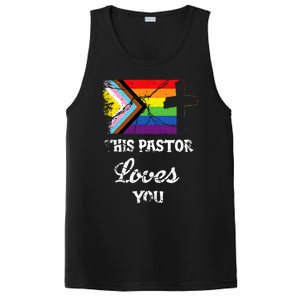 Christian Ally Inclusive Pride Clergy This Pastor Loves You PosiCharge Competitor Tank