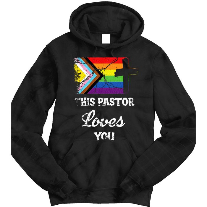 Christian Ally Inclusive Pride Clergy This Pastor Loves You Tie Dye Hoodie