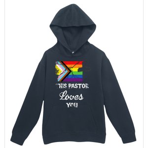 Christian Ally Inclusive Pride Clergy This Pastor Loves You Urban Pullover Hoodie