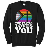 Christian Ally Inclusive Pride Clergy This Pastor Loves You Tall Sweatshirt