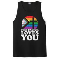 Christian Ally Inclusive Pride Clergy This Pastor Loves You PosiCharge Competitor Tank