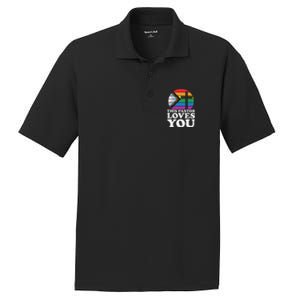 Christian Ally Inclusive Pride Clergy This Pastor Loves You PosiCharge RacerMesh Polo