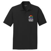 Christian Ally Inclusive Pride Clergy This Pastor Loves You PosiCharge RacerMesh Polo