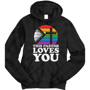 Christian Ally Inclusive Pride Clergy This Pastor Loves You Tie Dye Hoodie