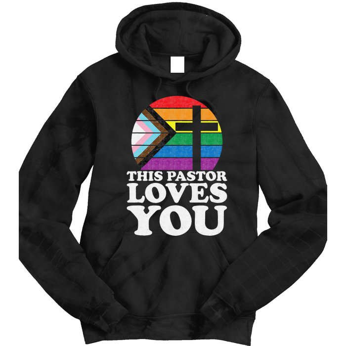 Christian Ally Inclusive Pride Clergy This Pastor Loves You Tie Dye Hoodie