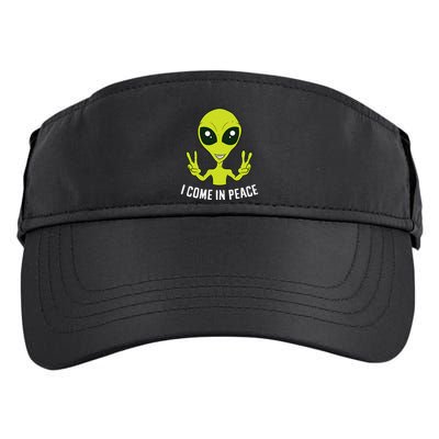 Cute Alien I Come In Peace Space Rave EDM Music Alien Adult Drive Performance Visor