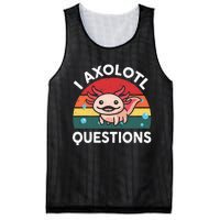 Cute Axolotlshirt I Axolotl Question Mesh Reversible Basketball Jersey Tank