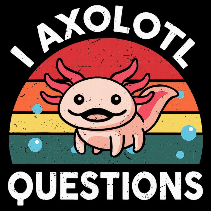 Cute Axolotlshirt I Axolotl Question Visor