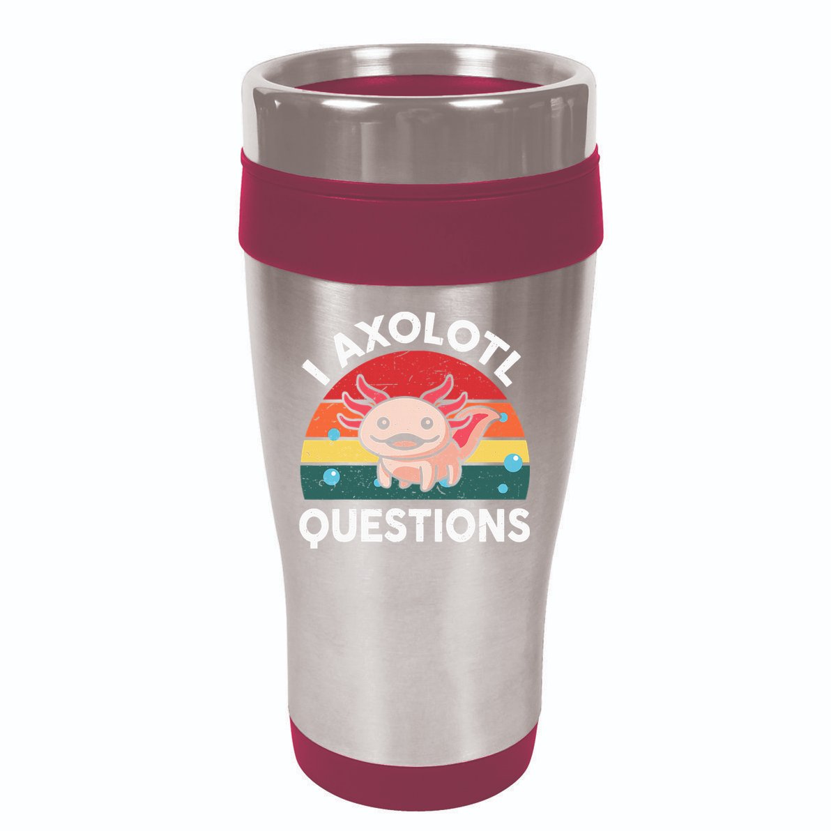 Cute Axolotlshirt I Axolotl Question 16oz Travel Tumbler