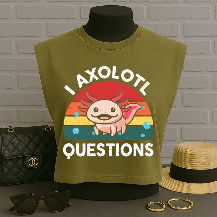 Cute Axolotlshirt I Axolotl Question Garment-Dyed Women's Muscle Tee
