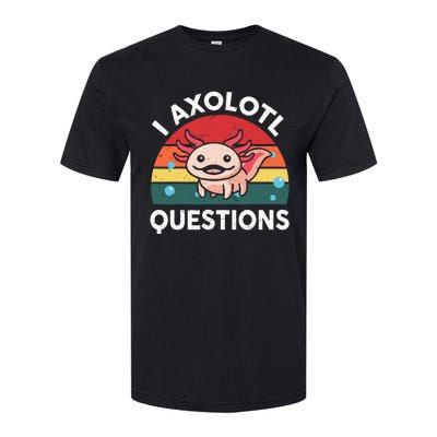 Cute Axolotlshirt I Axolotl Question Softstyle CVC T-Shirt