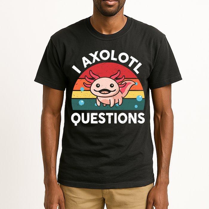 Cute Axolotl- I Axolotl Question   Funny Tall T-Shirt
