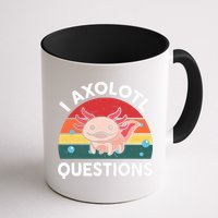 Cute Axolotl- I Axolotl Question   Funny Mug