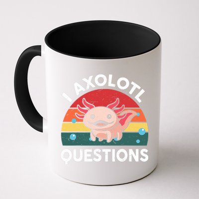 Cute Axolotl- I Axolotl Question   Funny Mug