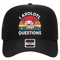 Cute Axolotl- I Axolotl Question   Funny Trucker Hat
