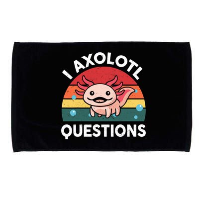 Cute Axolotl- I Axolotl Question   Funny Microfiber Hand Towel