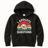 Cute Axolotl- I Axolotl Question   Funny Kids Hoodie