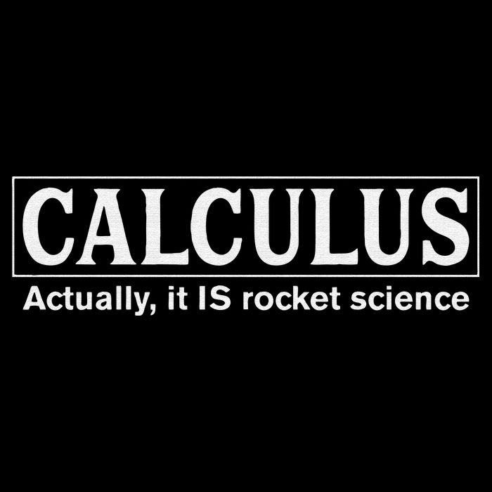 Calculus Actually It Is Rocket Science Math Student Teacher 16 in Basic Backpack