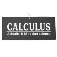 Calculus Actually It Is Rocket Science Math Student Teacher Large Microfiber Waffle Golf Towel