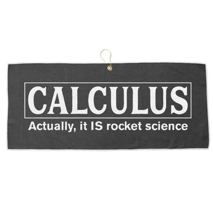 Calculus Actually It Is Rocket Science Math Student Teacher Large Microfiber Waffle Golf Towel