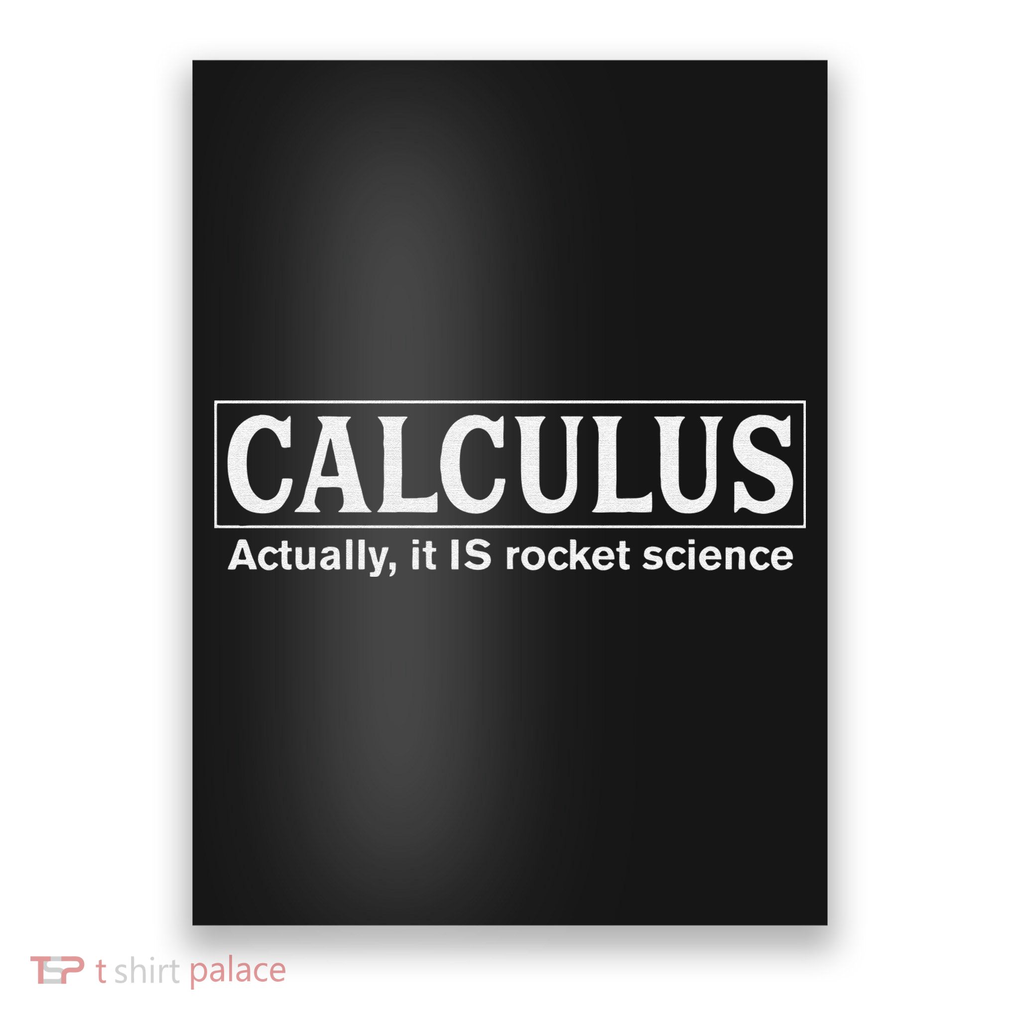 Calculus Actually It Is Rocket Science Math Student Teacher Poster