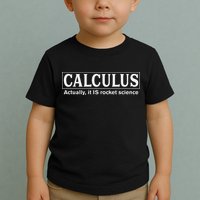 Calculus Actually It Is Rocket Science Math Student Teacher Toddler T-Shirt