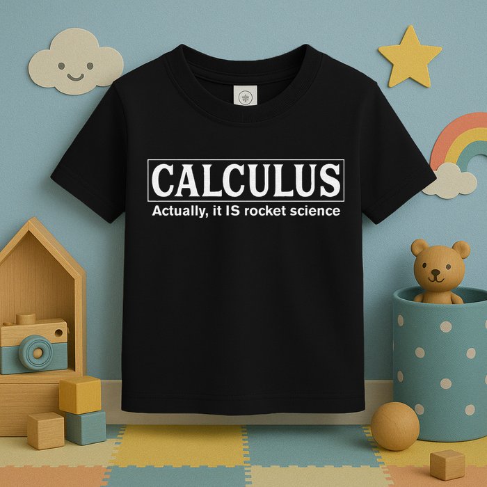 Calculus Actually It Is Rocket Science Math Student Teacher Toddler T-Shirt