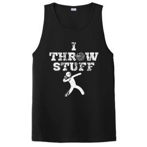 Classic Aged I Throw Stuff Shot Put Athlete Throwing PosiCharge Competitor Tank