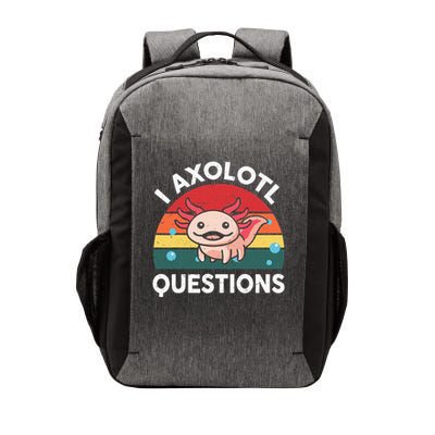 Cute Axolotl I Axolotl Question Toddler Boy Kids Funny Vector Backpack