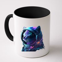 Cat Astronaut In Space Suit And Helmet In The Cosmos Funny Mug