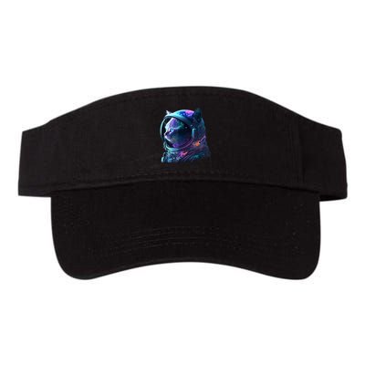 Cat Astronaut In Space Suit And Helmet In The Cosmos Funny Visor