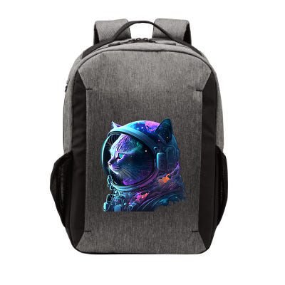 Cat Astronaut In Space Suit And Helmet In The Cosmos Funny Vector Backpack