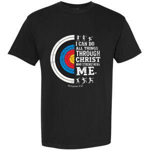 Christian Archery I Can Do All Things Religious Faith Garment-Dyed Heavyweight T-Shirt